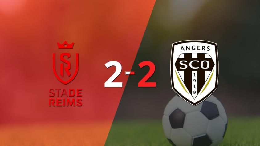 Stade de Reims y Angers igualaron 2 a 2