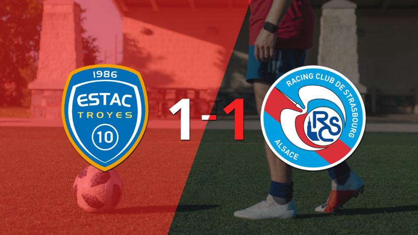 Troyes y RC Strasbourg se reparten los puntos y empatan 1-1