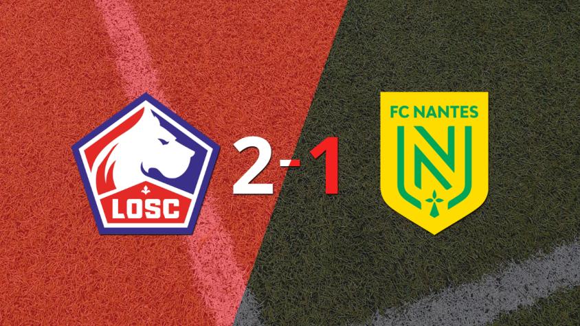 Jonathan David anota doblete en la victoria por 2 a 1 de Lille sobre Nantes