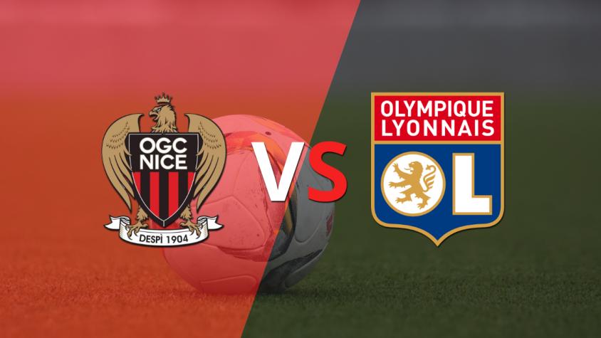 Nice busca mantener la ventaja ante Olympique Lyon en la etapa complementaria
