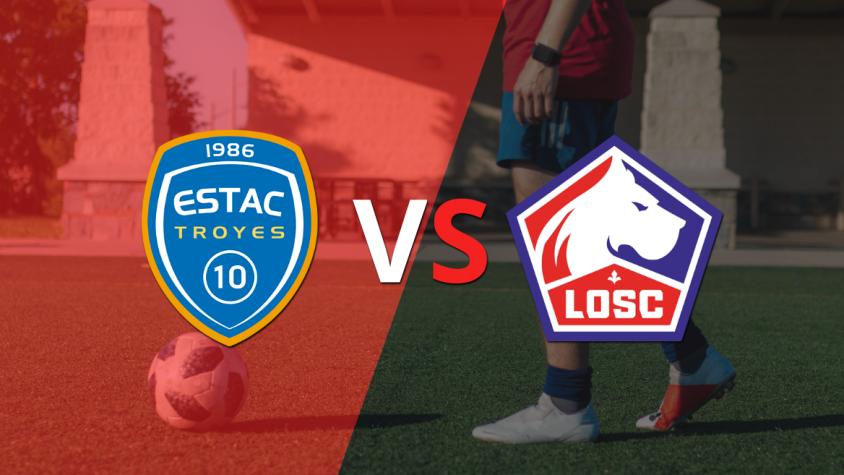 Troyes y Lille empatan en el estadio Stade de L'Aube