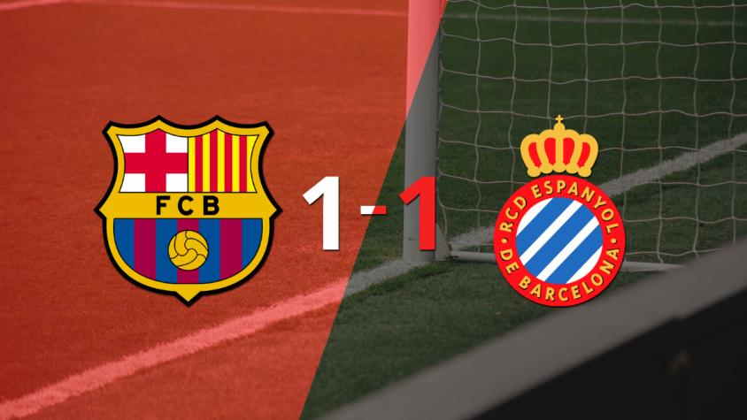 Barcelona Y Espanyol Igualan 1 1 El Derbi Catalán Disputado En El Estadio Camp Nou 