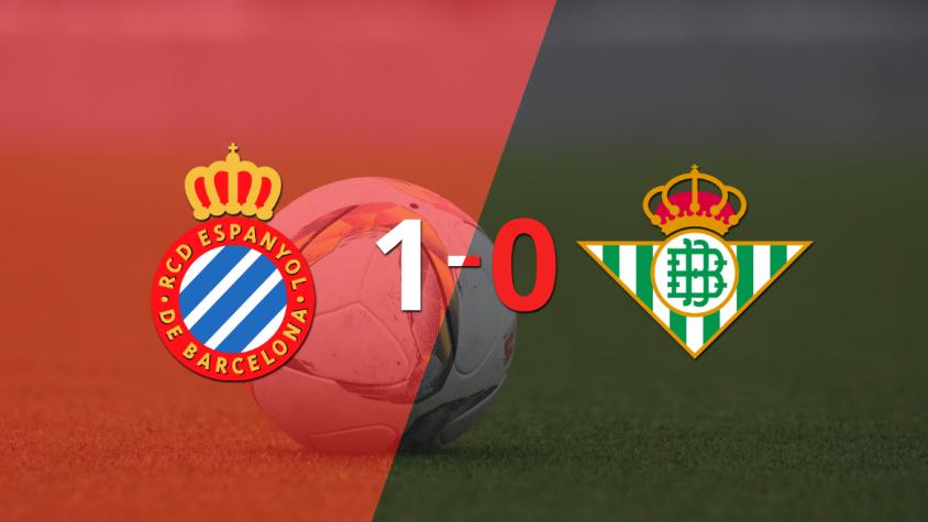 Con lo justo, Espanyol venció a Betis 1 a 0 en el estadio Estadio Olímpico Lluís Companys