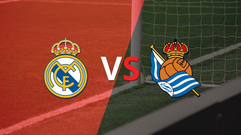 Se juega el segundo tiempo del empate en 0 entre Real Madrid y Real Sociedad