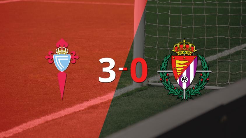 Valladolid cayó ante Celta con dos goles de Gabriel Veiga