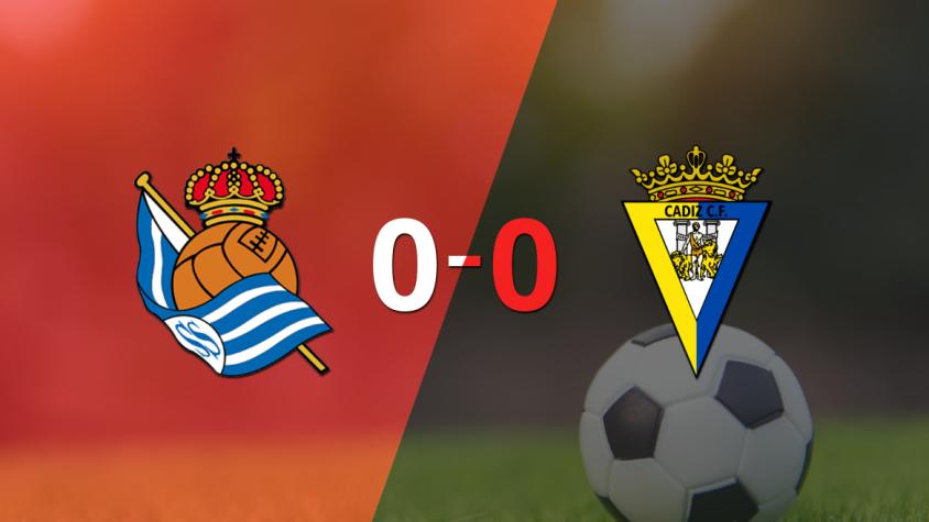 No hubo goles en el empate entre Real Sociedad y Cádiz