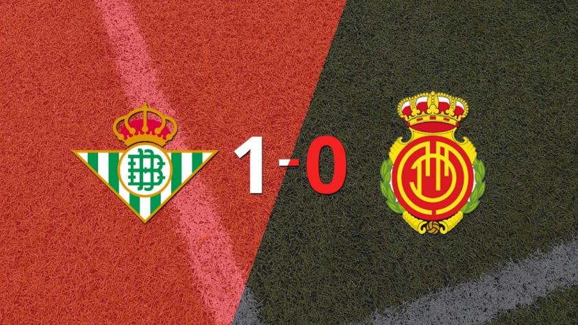 Betis derrotó en casa 1-0 a Mallorca