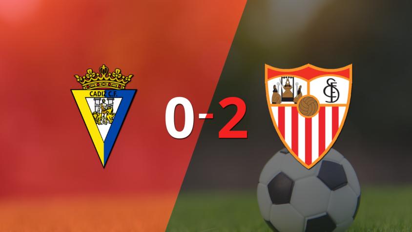 Con dos tantos, Sevilla derrotó a Cádiz en su casa