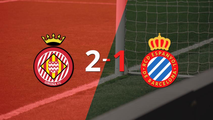 Girona logró una victoria de local por 2 a 1 frente a Espanyol
