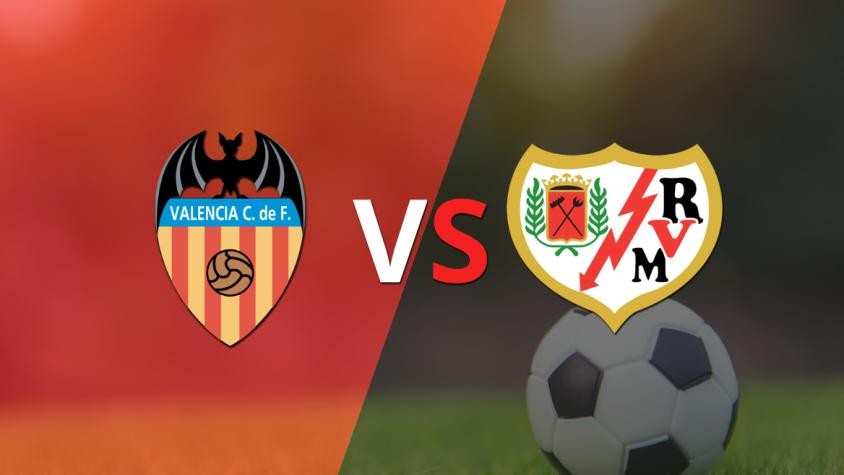Valencia empata el juego ante Rayo Vallecano