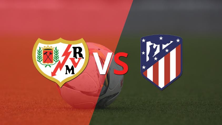 Victoria parcial de Atlético de Madrid sobre Rayo Vallecano en el estadio Ciudad Deportiva Fund. Rayo Vallecano