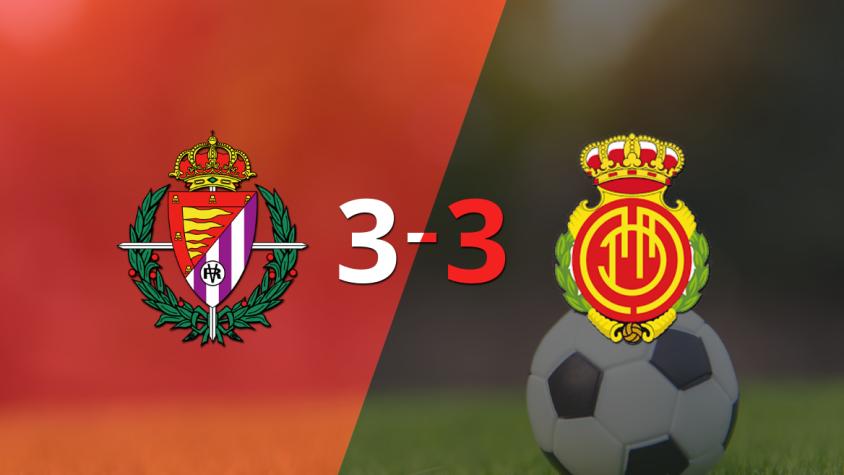 Con dos goles de Vedat Muriqi, Mallorca igualó ante Valladolid