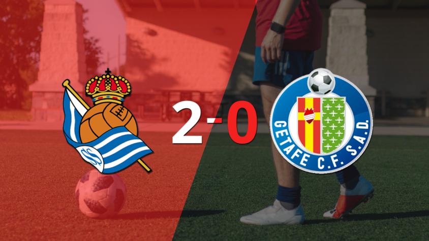 Sólido triunfo de Real Sociedad por 2-0 frente a Getafe