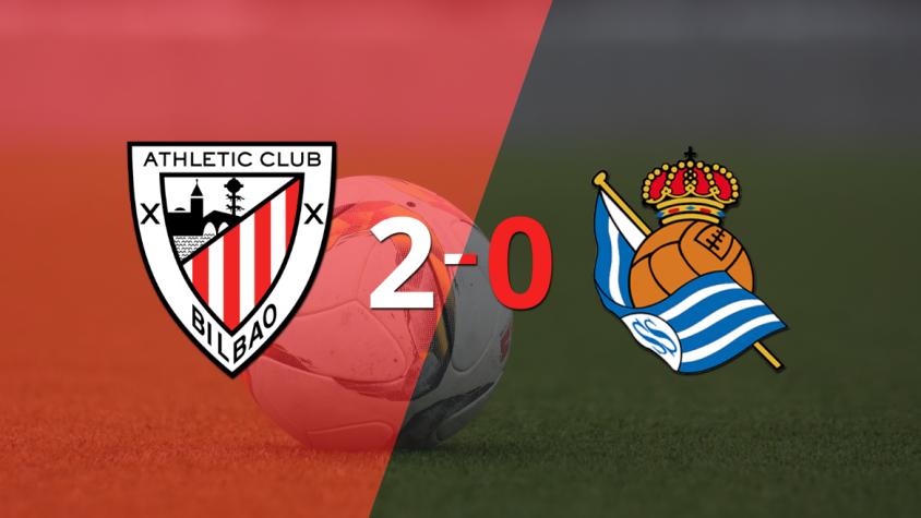 Con un doblete, Athletic Bilbao se quedó con el derbi vasco ante Real Sociedad