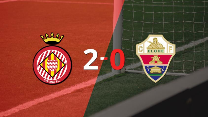 En su casa, Girona le ganó a Elche por 2-0