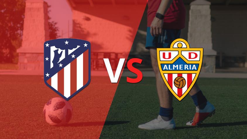 Comienza la etapa complementaria con Atlético de Madrid avanzando en el marcador
