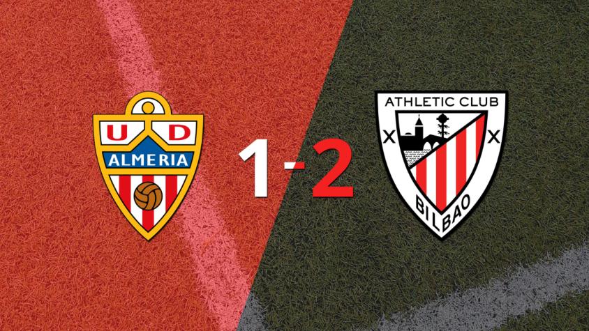 Athletic Bilbao sacó el triunfo 2-1 en su visita a Almería