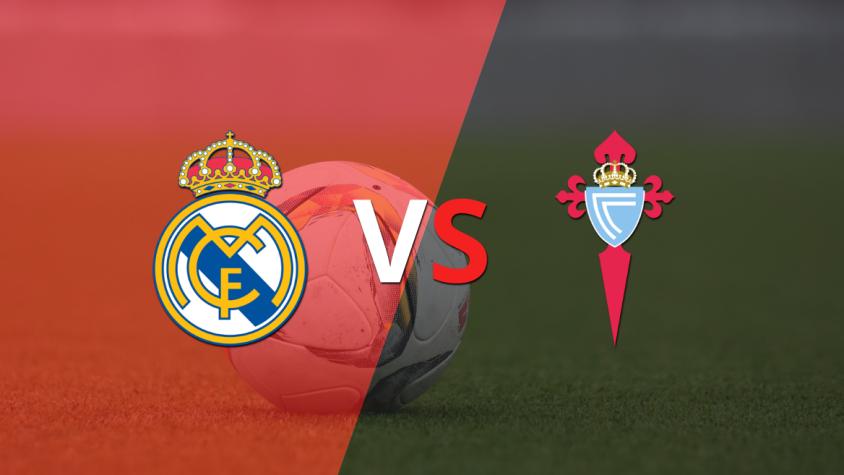 Victoria parcial 2 a 0 de Real Madrid sobre Celta