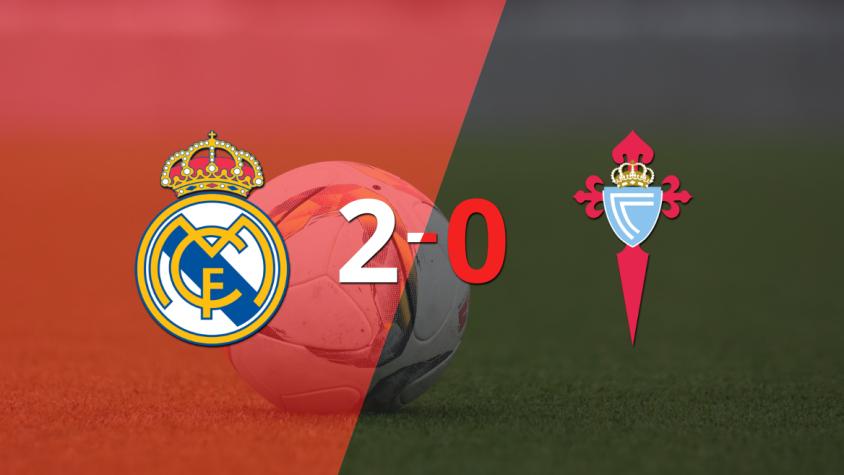 Real Madrid le ganó con claridad a Celta por 2 a 0