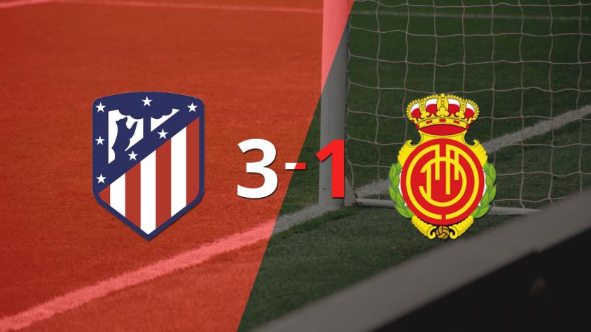 Con muchos goles, Atlético de Madrid derrotó 3-1 a Mallorca