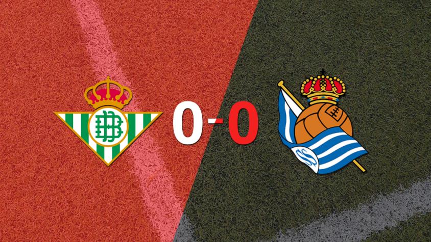 Betis y Real Sociedad no se hicieron daño y empataron sin goles