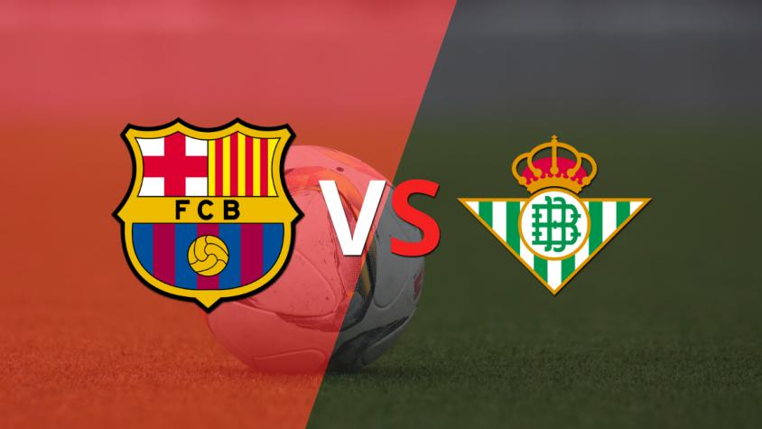 Goleada 4 a 0 de Barcelona a Betis