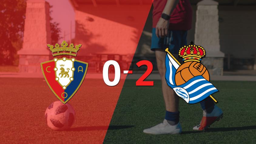 Real Sociedad fue superior y venció por dos goles a Osasuna en el estadio el Sadar