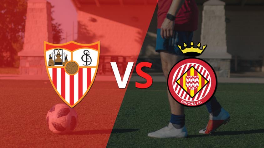 Girona se lleva la victoria parcial 2-0 sobre Sevilla