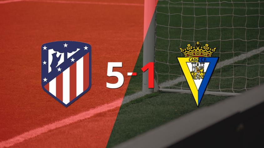 Cádiz cayó ante Atlético de Madrid con dos goles de Antoine Griezmann