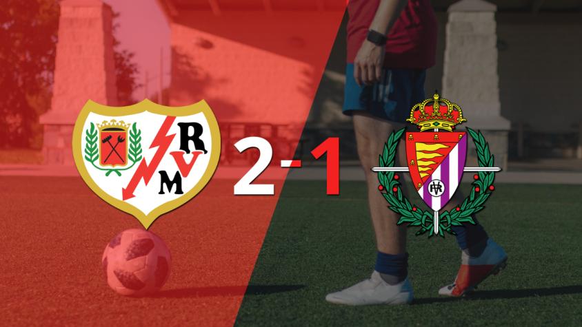 Rayo Vallecano le ganó a Valladolid en su casa por 2-1