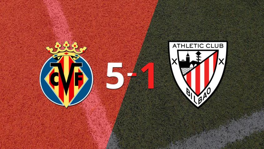 Villarreal le pasó por encima a Athletic Bilbao con doblete de Álex Baena