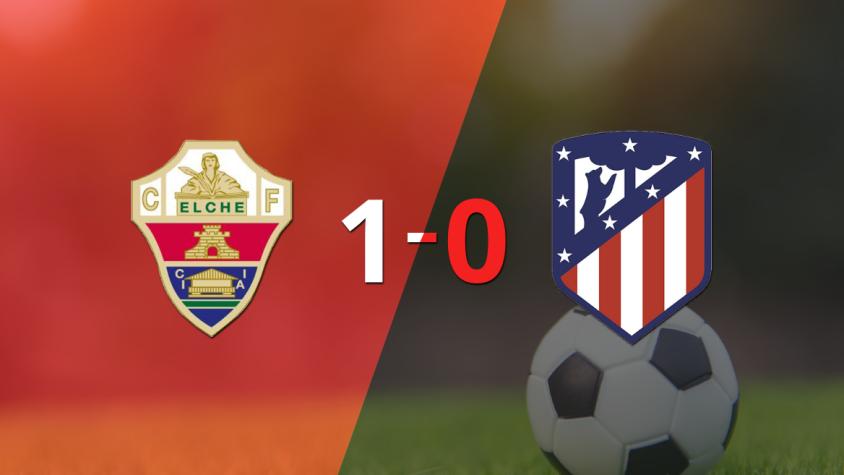 En su casa Elche derrotó a Atlético de Madrid 1 a 0