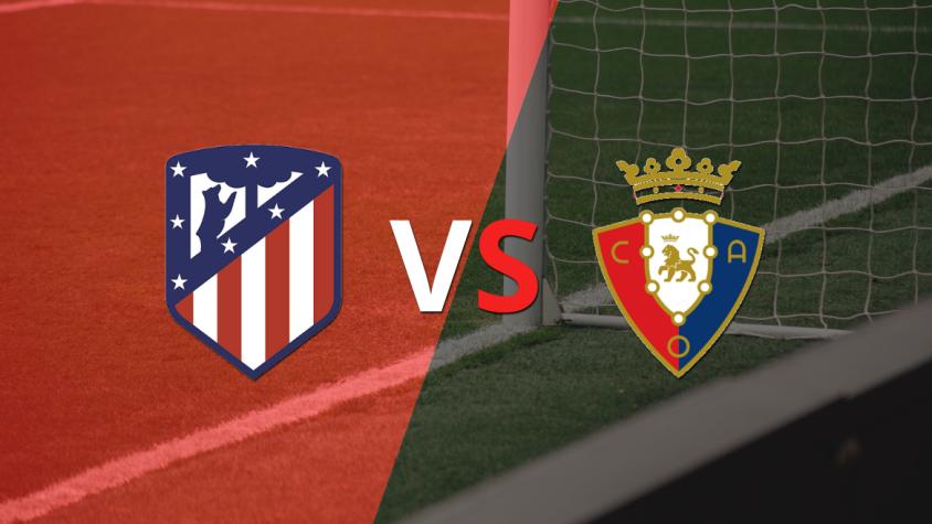 Atlético de Madrid vence 2 a 0 a Osasuna