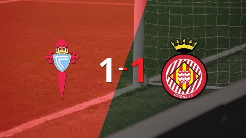 Celta logró sacar el empate de local frente a Girona