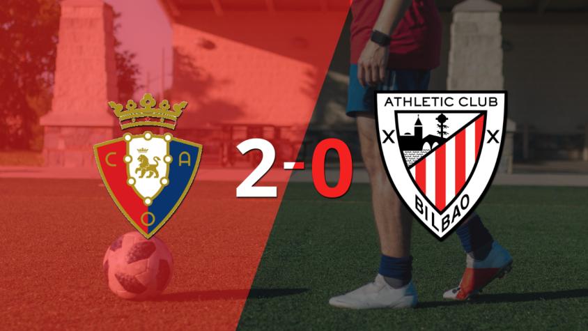 Con dos goles, Osasuna se impuso a Athletic Bilbao en el estadio el Sadar