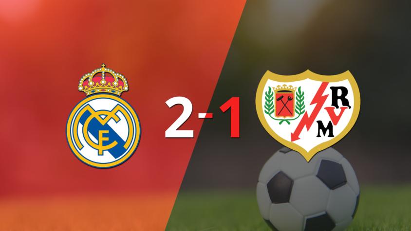 Rayo Vallecano cayó 2-1 en su visita a Real Madrid