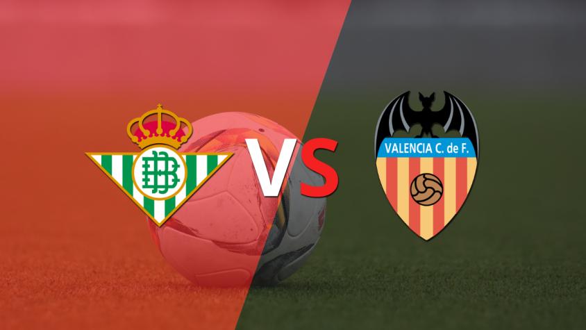 Betis se enfrentará ante Valencia por la fecha 38