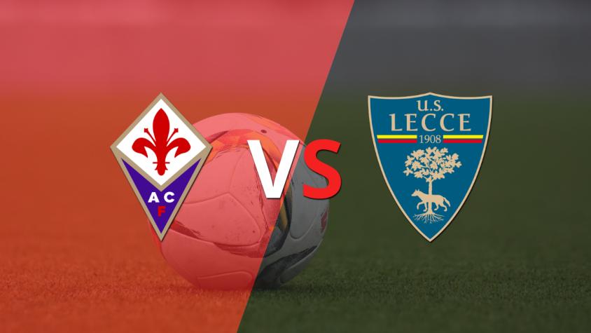 Empieza el complemento y Fiorentina es el ganador parcial del partido Empieza el complemento y Fiorentina es el ganador parcial del partido