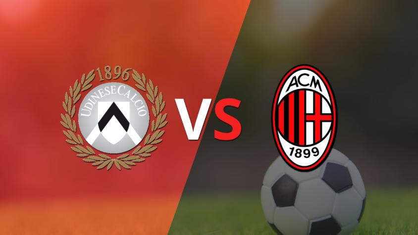 ¡Ya se juega la etapa complementaria! Udinese vence a Milan por 2-1