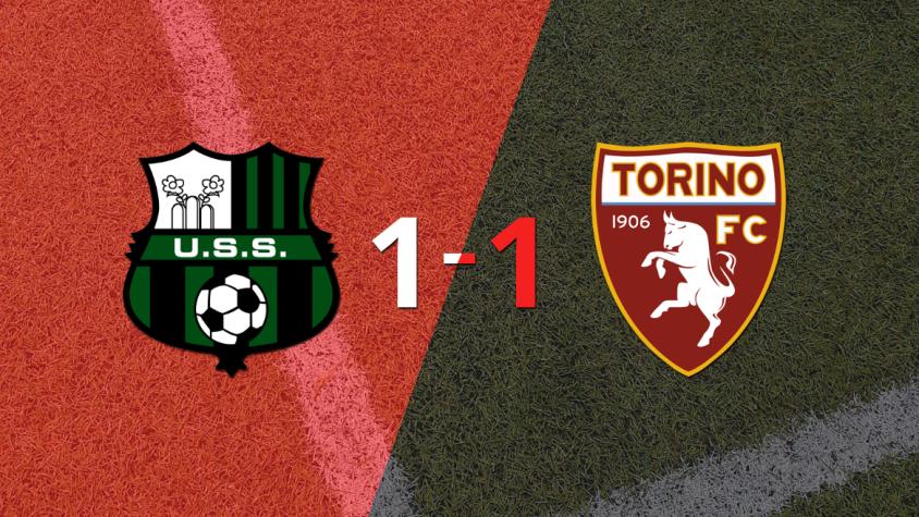 Sassuolo no pudo en casa ante Torino y empataron 1-1