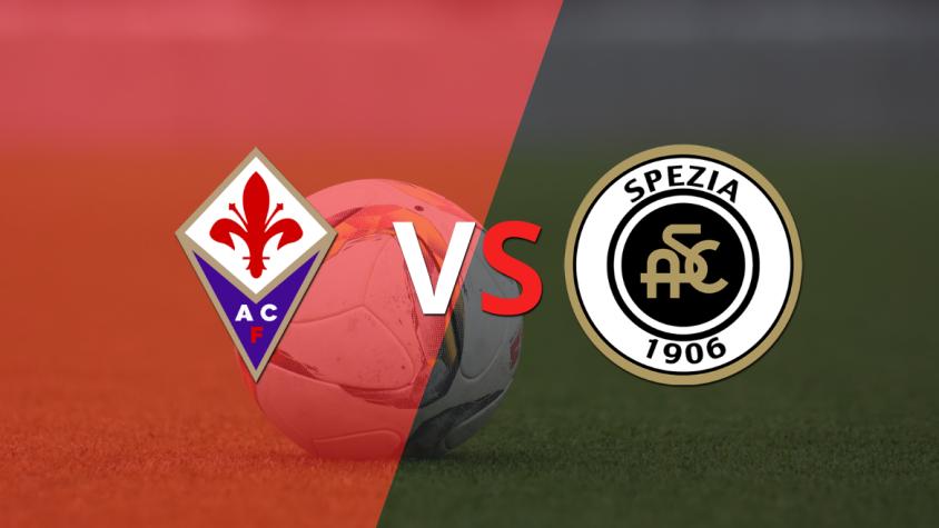 Comienza el segundo tiempo del empate entre Fiorentina y Spezia