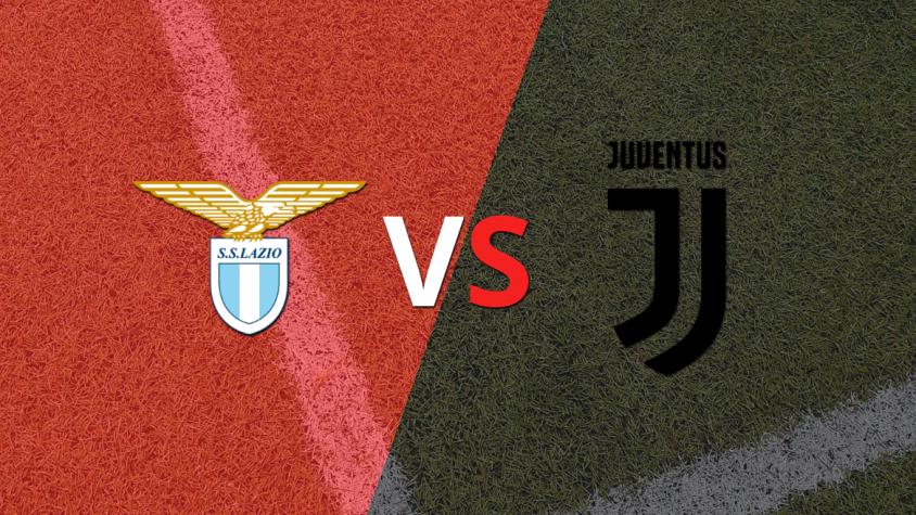 Arranca el segundo tiempo del empate entre Lazio y Juventus