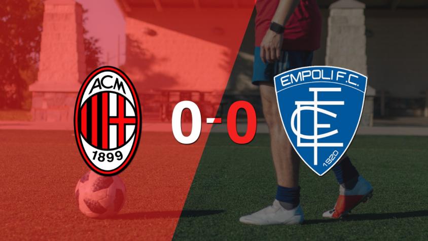 Sin muchas emociones, Milan y Empoli empataron 0-0