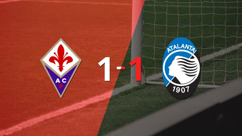 Fiorentina y Atalanta se repartieron los puntos en un 1 a 1