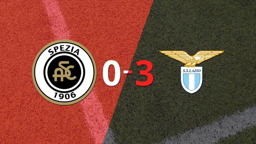 Lazio ganó y goleó en su visita a Spezia