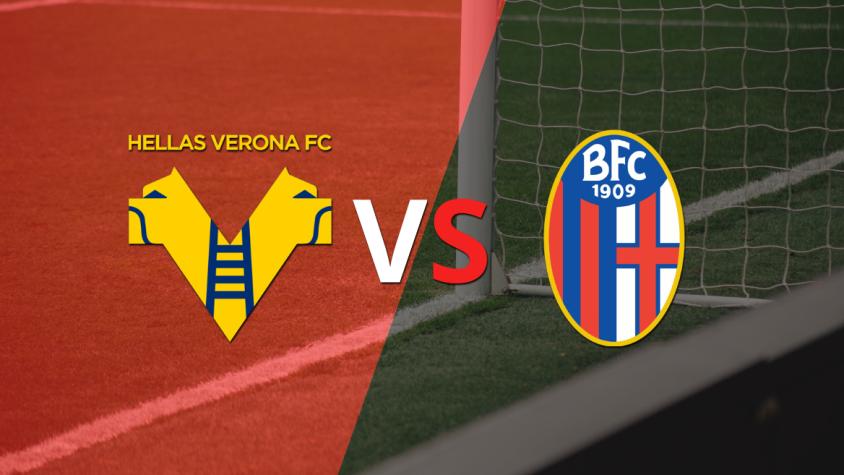 Hellas Verona sigue arriba por 2-0 ante Bologna