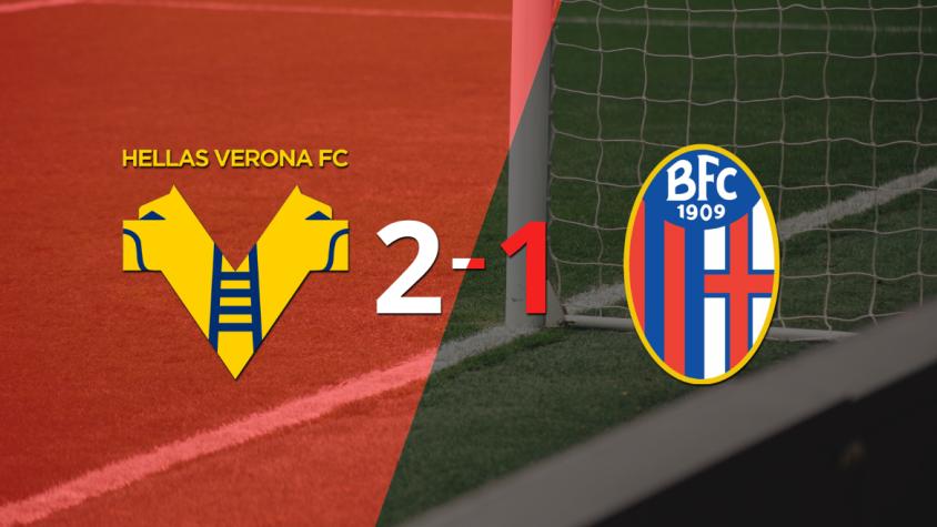 Hellas Verona gana 2-1 a Bologna con doblete de Simone Verdi