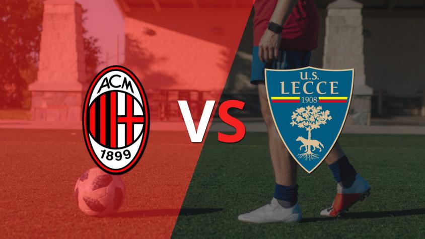 Milan gana por 2 el juego ante Lecce