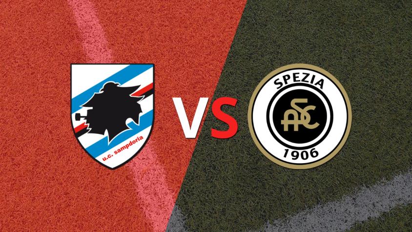 Sampdoria  y Spezia igualaron el marcador 