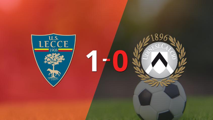 Lecce venció por la mínima a Udinese